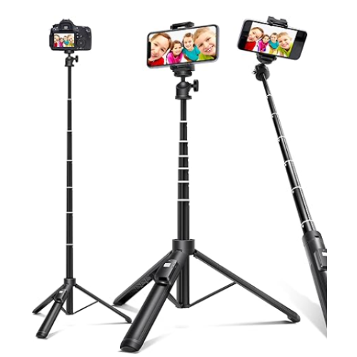 Selfie Stick,Group Selfies/Live Streaming/Video Recording Compatible with All Cellphones
