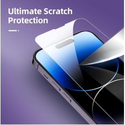 3 Pack Screen Protector for iPhone 14 Pro [6.1 inch] 3 Pack Camera Lens Protector, Sensor Protection,Case Friendly Tempered Glass Film